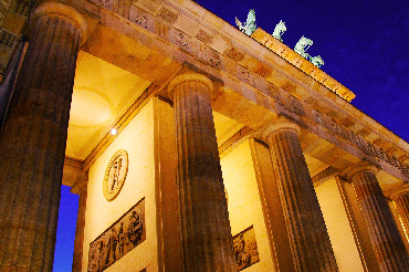 The Brandenburg Gate at Night